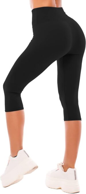 SINOPHANT 3/4 Leggins Capri Vita Alta Donna
