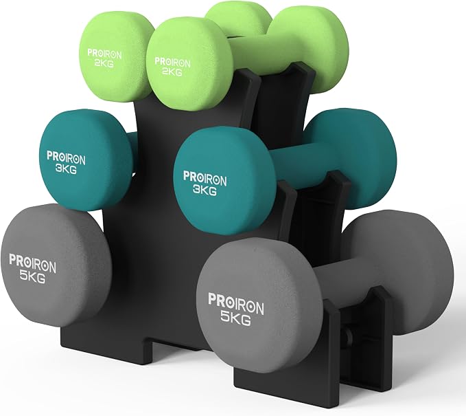 PROIRON Manubri e Pesi Fitness (Set di 2) 1-10kg